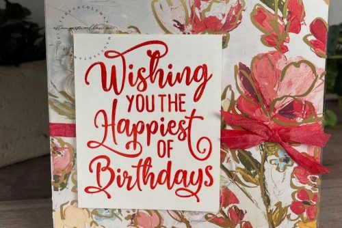 Ashley’s Simply Stunning Birthday Card