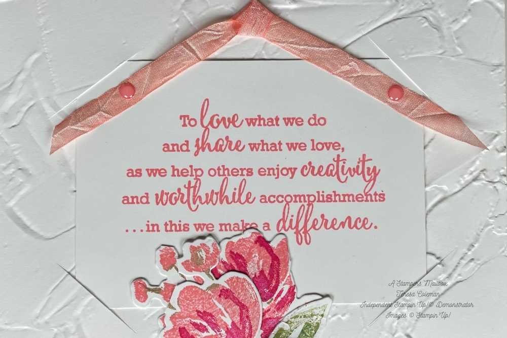 Statement of The Heart card from astampersmailbox.com