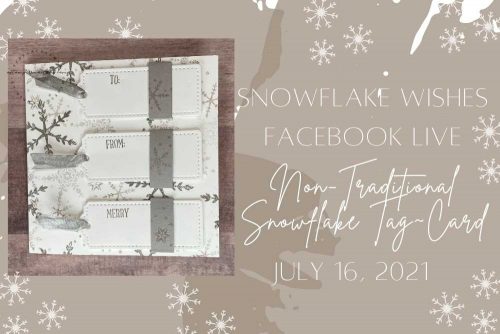 Snowflake Tag Card Combo