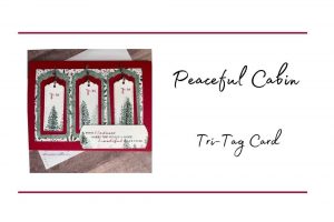 Read more about the article Peaceful Cabin Tri-Tag Card