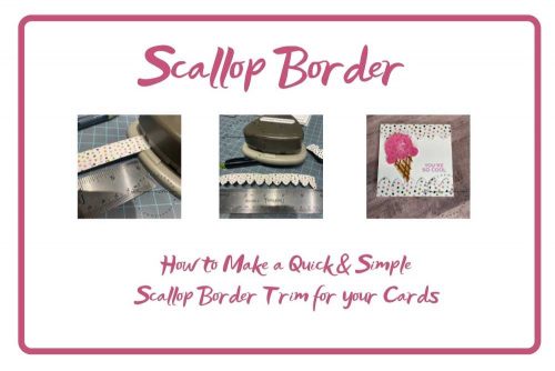How to: Scallop Trim Border