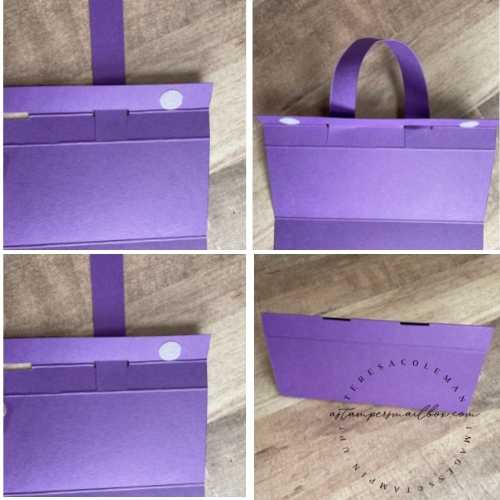Birthday Chocolate & Coffee Triangle Purse Box