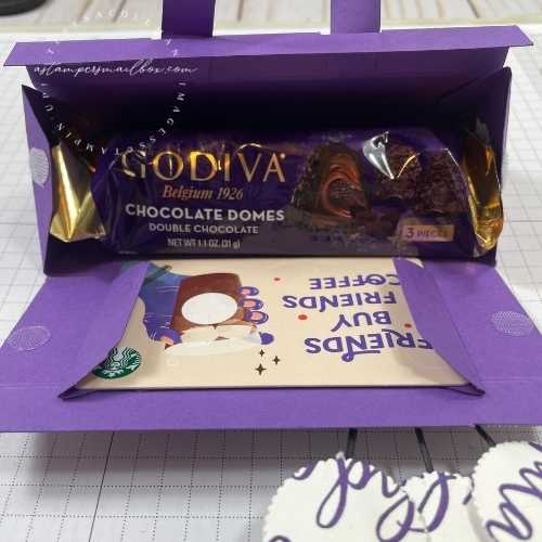 ASM Party Palooza Chocolate & Coffee Triangle Purse Box