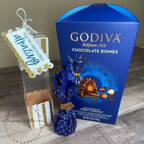 Godiva Chocolate Domes: Milk Chocolate Hazelnut
