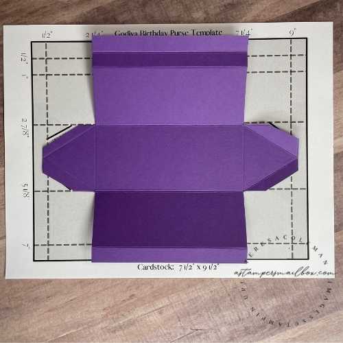 Birthday Chocolate & Coffee Triangle Purse Box