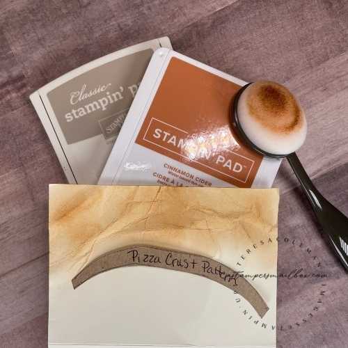 DIY Pizza Crust for Card