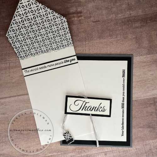 A Stampers Mailbox Envelope Flap Cards Before & After