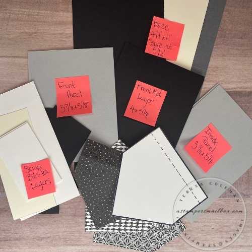 A Stampers Mailbox Envelope Flap Cards Before & After