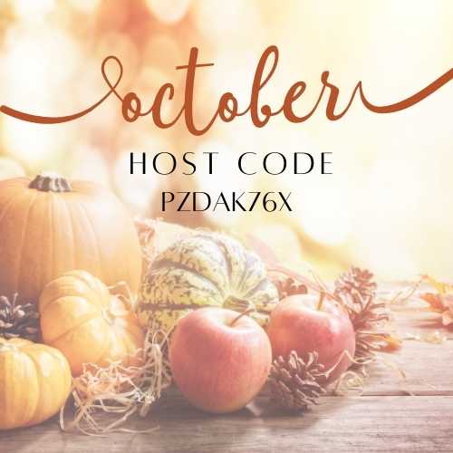 A Stampers Mailbox October Host Code