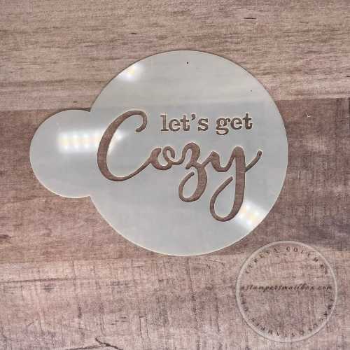 Coffee Stencil for A Stampers Mailbox Coffee Card