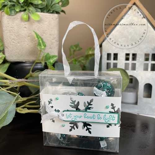 A Stampers Mailbox: Mint Truffle Kisses Box