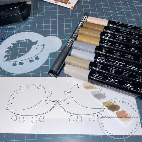 Hedgehog Holiday Kisses - Find Your Inspiration Friday Nov. 5, 2021 A Stampers Mailbox