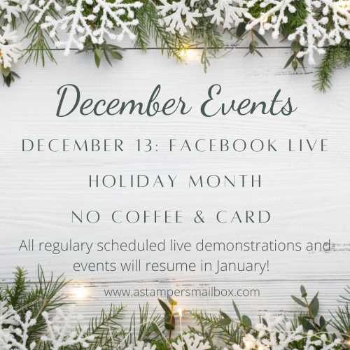 A Stampers Mailbox December Events