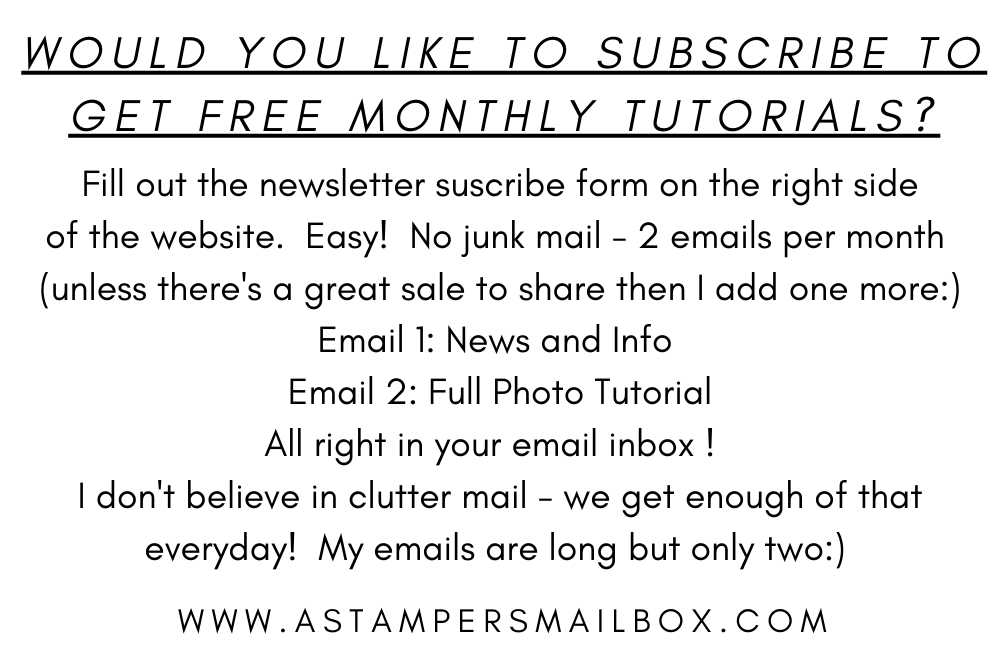 Newsletter Information A Stampers Mailbox
