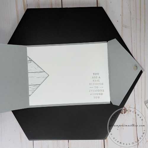 Mailbox Monday Makeover: Wood Tone Thank You Card