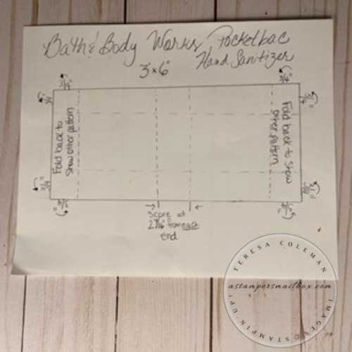 Template Mini Hand Sanitizer Box
