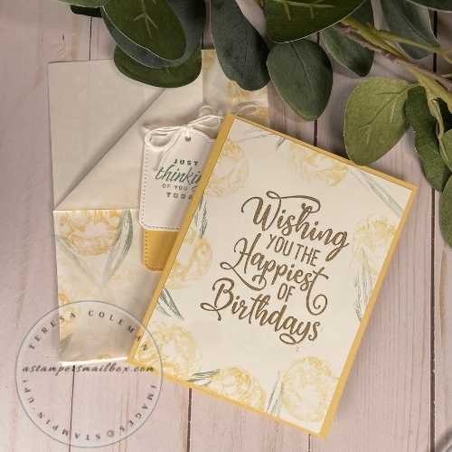 Flat Sack to Flap Envelope w/ Birthday Card Stampin'Up! Style