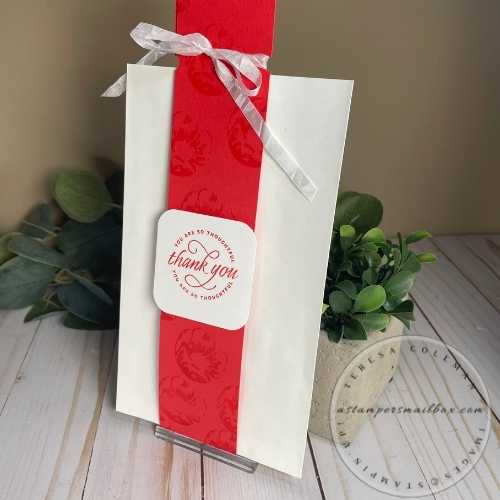 Flat Sack w/ wrap band closure Stampin'Up! Style