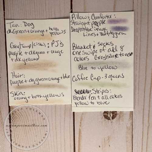 Soft Pastels Blended to Make a Range of Colors