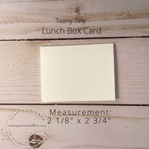 Lunch Box Card