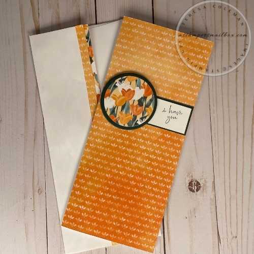 Tall & Slim Stampin'Up! Card