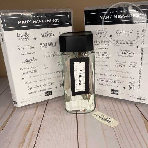 Many Messages & Many Happenings Stamp Sets!