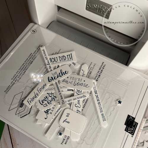 One stamping and one cutting!