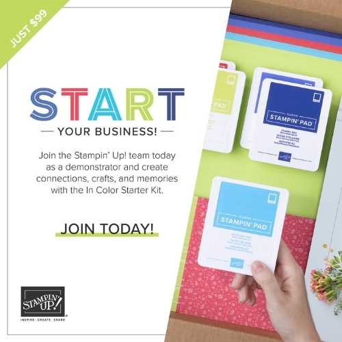 May Stampin'Up! Join the Demonstrator Team Promotion