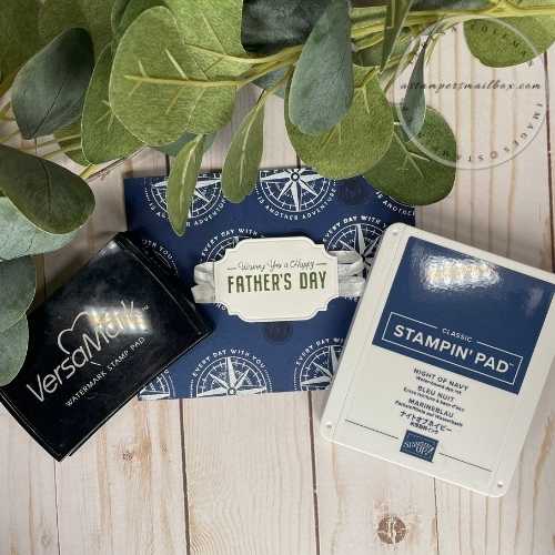 Night of Navy CASE'd card