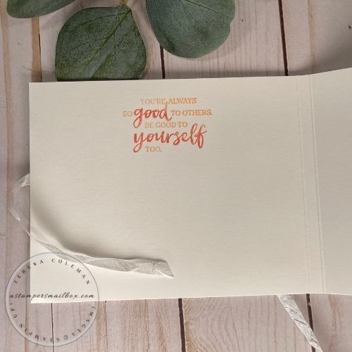 Facebook Live Demonstration: Chocolate Card