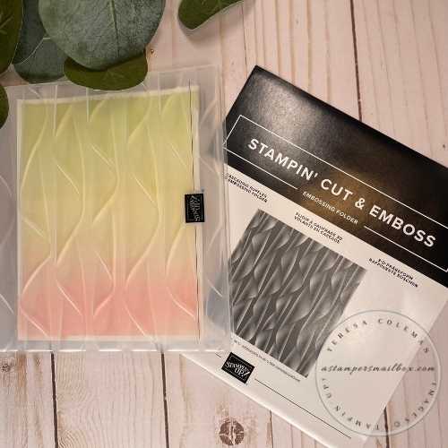 Cascading Ruffles with Ombre Background