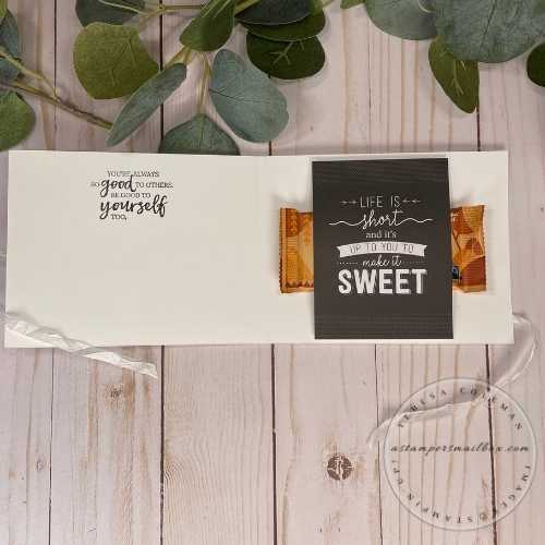 Chocolate Card inside!