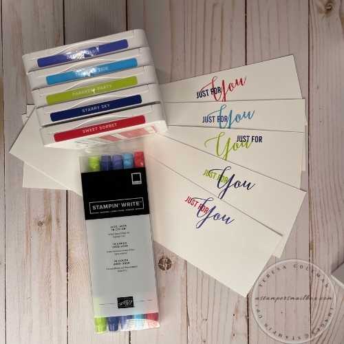 Stamp the Inner Greetings to match the outside!