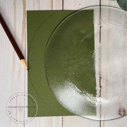 5 x 7 Tri Fold Olive Branch Stamp Set