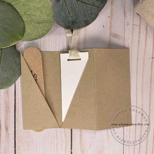 Angled Tri Fold Tag & Nail File 