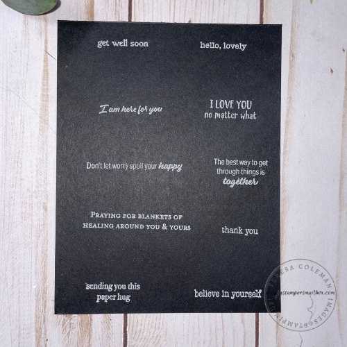 Before Heat Embossing