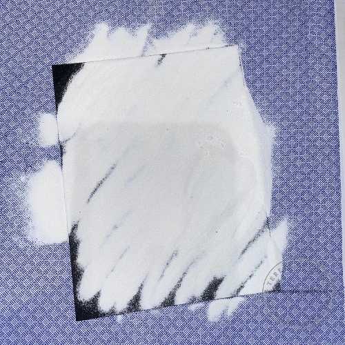 Be generous with embossing powder