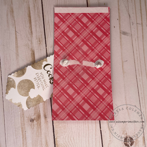 Tape down to ensure your ribbon won't come out