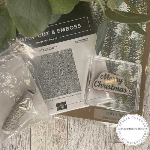 Sketch Design Supplies for Masculine Christmas Card