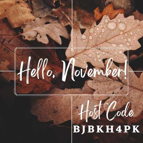 November 2022 Stampin'Up! Host Code