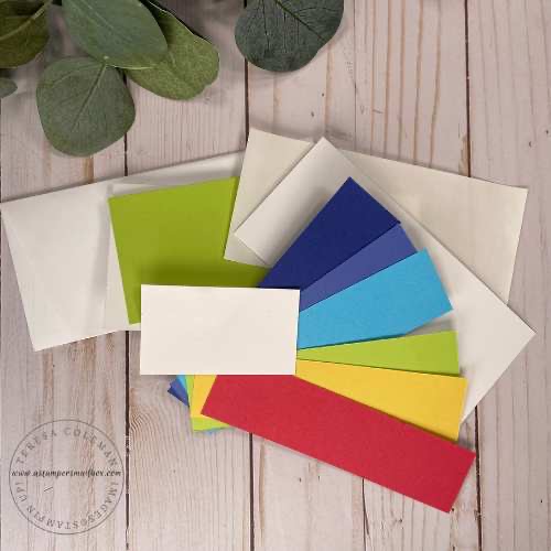 Cardstock Colors for today's project 