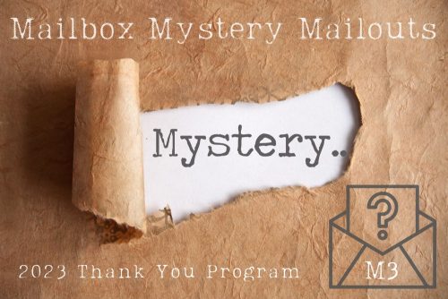 2023 Mystery Mailbox Mailouts M3