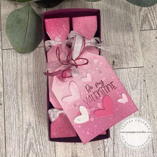 Box & Valentines Day tag all ready to be gifted!