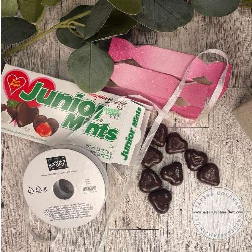 Junior Mint Heart - a candy that's been around a long time in a fun heart shape! So Yum!