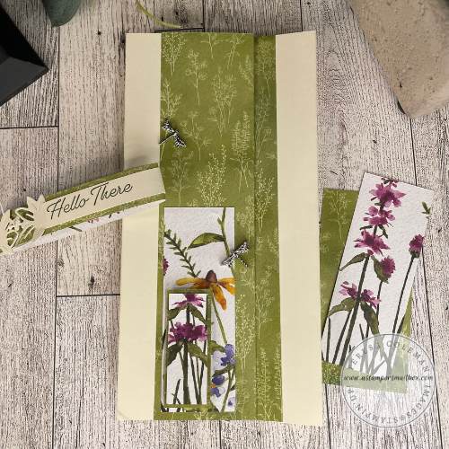 Overlapping Gate Fold Tall & Slim Card
