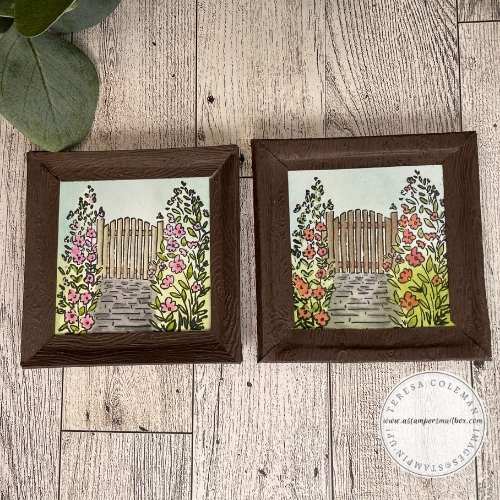 Frame Cards Before on the Left and After on the Right