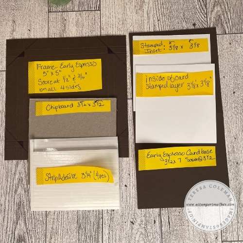 Cardstock & Chipboard supply pieces